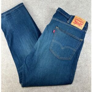 Levis 502 Regular Taper Jeans Mens 42x30 Medium Wash Blue Denim 29507-0062